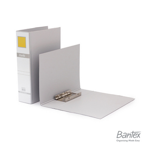 BANTEX Post Pipe Binder 2 Ring 6cm Folio - Grey